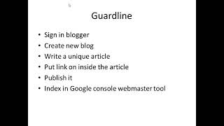 How To Create Backlink on Blogger | Off Page SEO