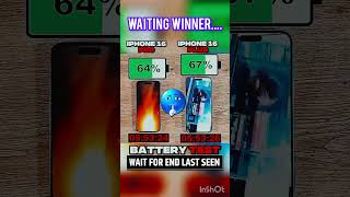 iPhone 16 Pro vs 16 Plus Battery Test 🔋 Who Wins?🥵🥵