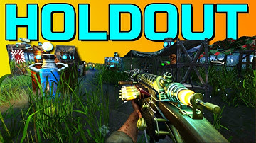 "HOLDOUT REIMAGINED" Super FUN Challenge Map (Slightly Broken) | BO3 Custom Zombies Live Playthrough