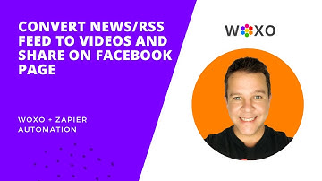 WOXO + Zapier I Convert News/RSS Feed to Videos