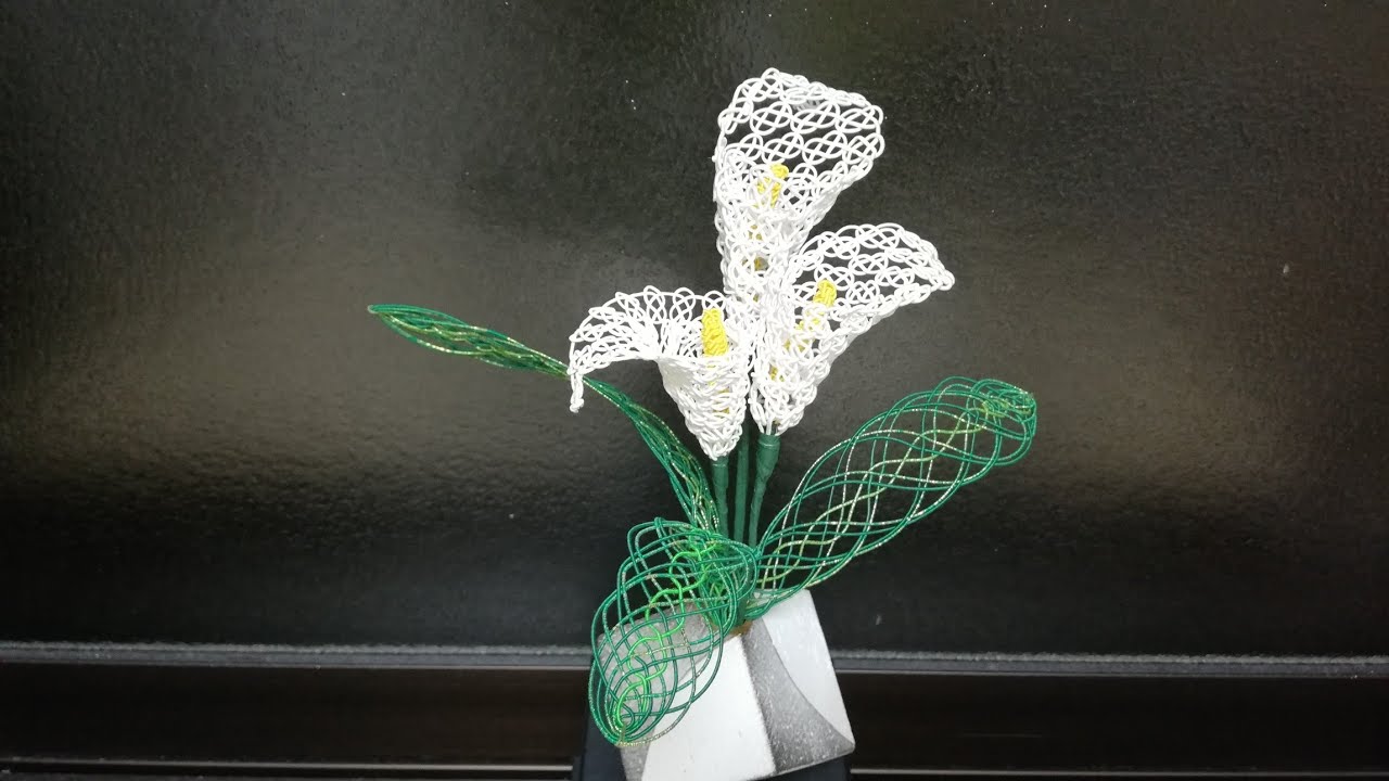 Colorful Leaves] Creative Mizuhiki - YouTube