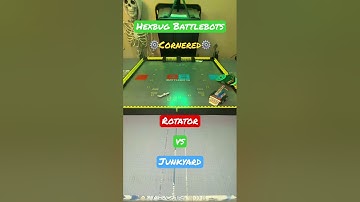 Rotator vs Junkyard  ⚙️Cornered⚙️  Hexbug Battlebots  #hexbugbattlebots #hexbugvideos #battlebots
