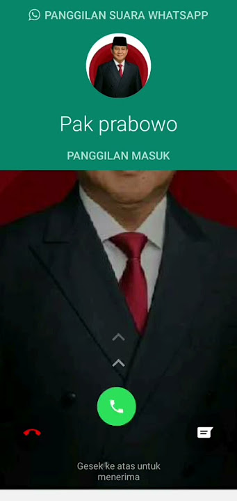 Contoh nada dering panggilan dari prabowo