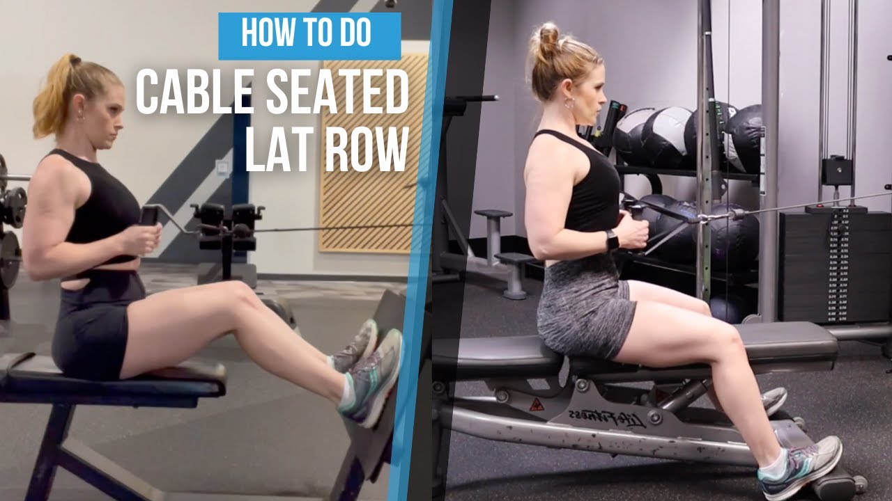 How to Do Seated Cable Row 2 Ways - YouTube