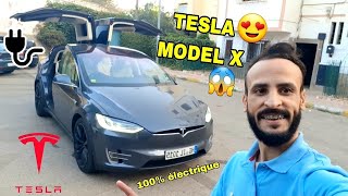 TESLA MODEl X 100% électrique سيارة المستقبل 😍🇲🇦