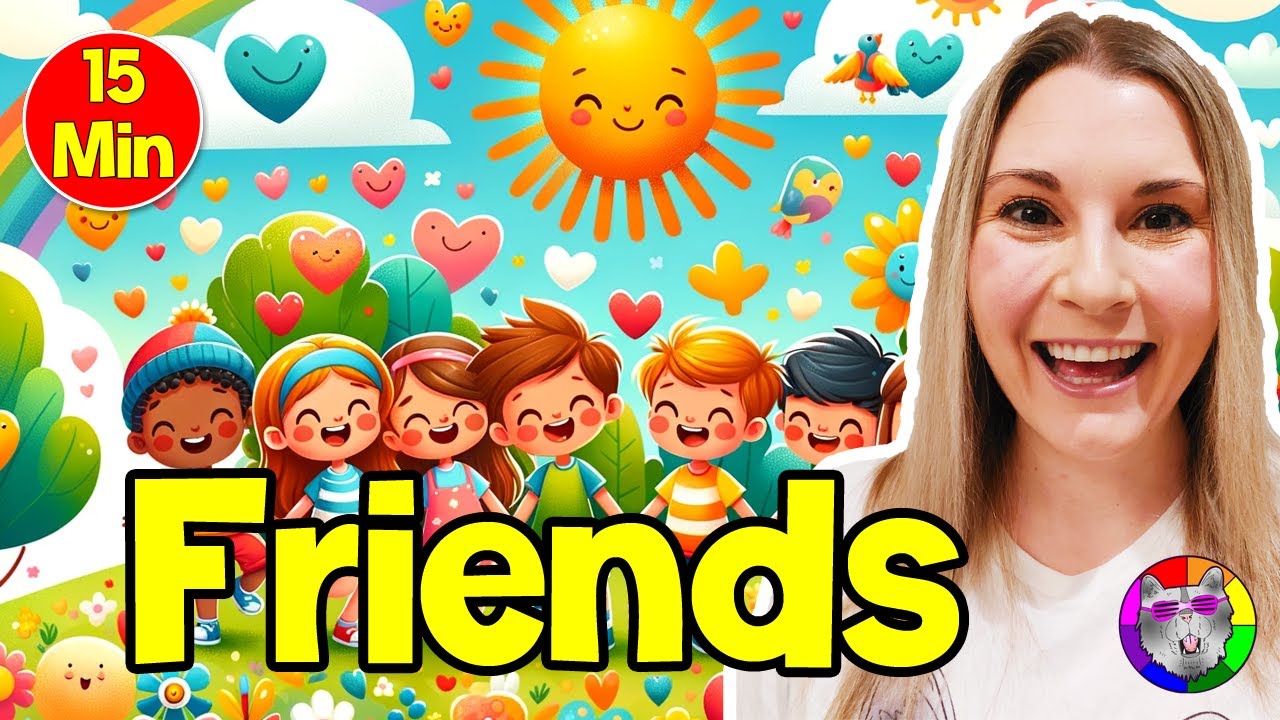 Preschool Learning Video Friends Directed Drawing and Art Lesson ...