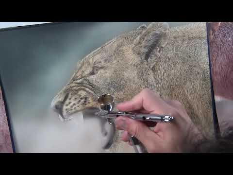 Video: How To Draw Airbrushing