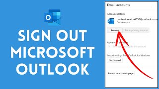 how to sign out microsoft outlook account 2024 (easy!) | log out account on microsoft outlook