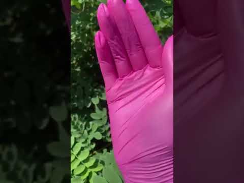 Перчатки нитриловые Ampri Style Grenadine (розовые)
