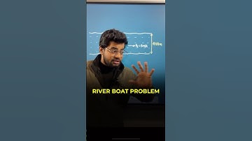 River Boat Problem | JEE & NEET | Solve in 60sec