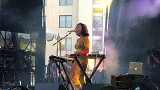 Kelly Lee Owens live  L.I.N.E. Love is Not Enough @ Pitchfork Festival Chicago Sept.10, 2021 screenshot 4