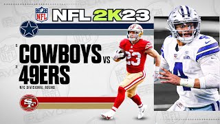 NFL 2k23 | Cowboys vs 49ers | NFL 2k5 Resurrected | PCSX2 | 2022 2023 Playoffs | CPU v CPU |  4K
