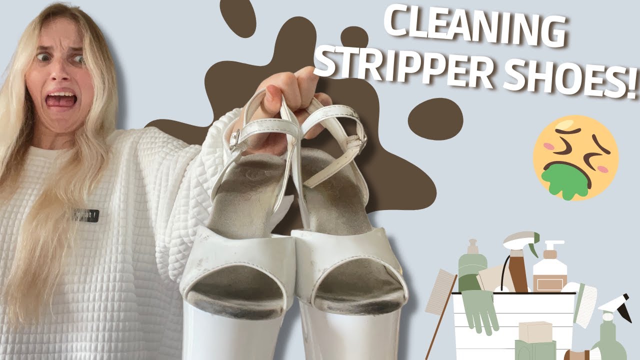 HOW to CLEAN your STRIPPER SHOES 