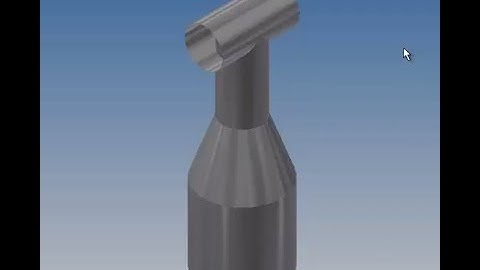 Round duct Sheet metal Autodesk Inventor Part 1