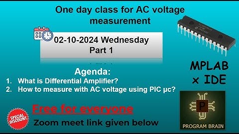 How to measure AC voltage using PIC microcontroller PART 1