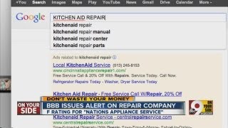 BBB issues alert on repair company Profile