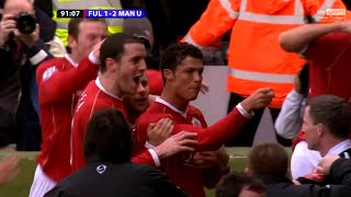 Cristiano Ronaldo SAVED Manchester United's Season In This Game (2006/07)
