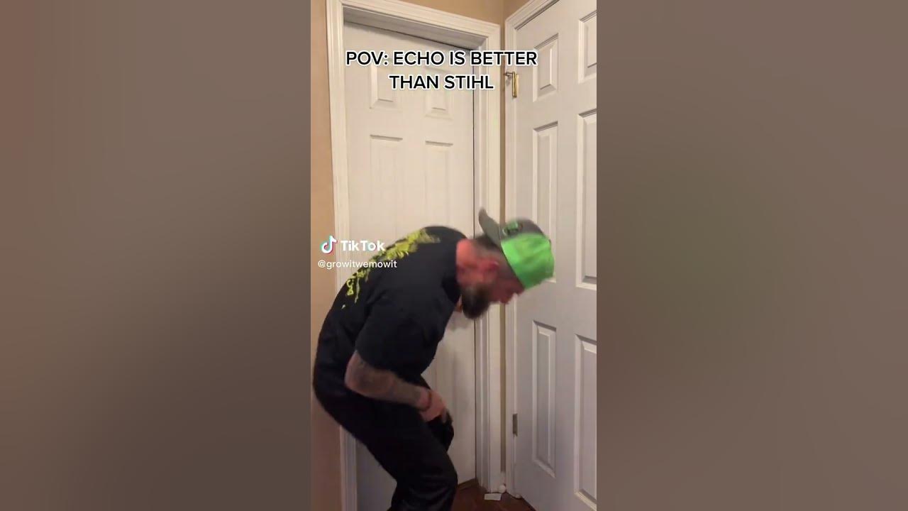 When they say Echo better than stihl YouTube