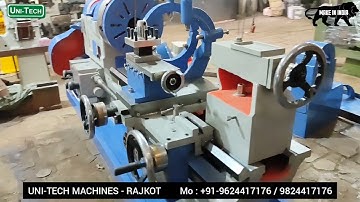 7 FEET | HEAVY DUTY LATHE MACHINE | UNI-TECH MACHINES RAJKOT – INDIA