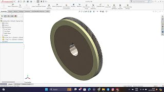 SolidWorks tutorial |  How To Make knurling  roller in solid works | SolidWorks |