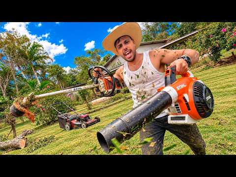 TAKING CARE OF MY FARM FOR 24 HOURS 😱