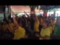 Hino nacional durante abertura Copa 2014. Brasil x Croácia. Brasilia-DF 12/06/14