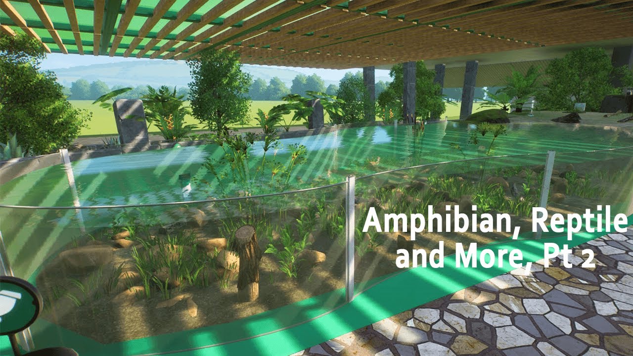 Indoor Platypus Habitat, (Pt 2 Amphibian Reptile and More) Zoo