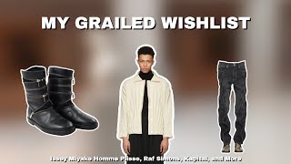 My Grailed Wishlist 2021 | Issey Miyake Homme Plisse, Raf Simons, Y/Project and More