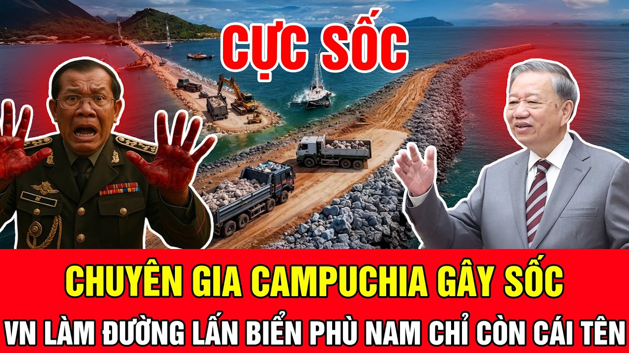 Chuyên Gia Campuchia Gây Sốc: VN Làm Đường Lấn Biển, Phù Nam Chỉ Còn Là Cái Tên? - Điểm Tin Chiến Sự