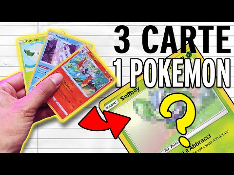 3 CARTE 1 POKEMON - SPACCHETTO E PESCO 3 CARTE DA DISEGNARE
