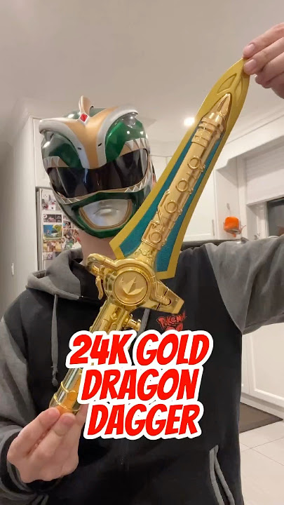 Very Rare 24k Gold Dragon Dagger #shorts #powerrangers #greenranger #mmpr #mightymorphinpowerrangers