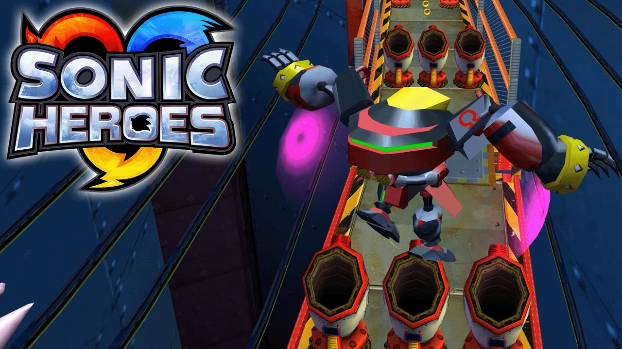 Sonic Heroes - Bullet Station - Team Dark [4K 60 FPS]