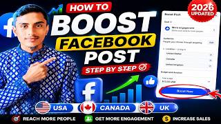 How to Boost a Facebook Post Step by Step | Facebook Ads Tutorial 2026