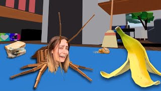 Me Convierto En Una Cucaracha en Roblox |Andie