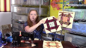 Churn Dash Case Study - Stitch and flip, Snow balling or Add on triangles