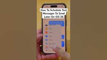 How To Schedule Text Messages To Send Later On iPhone iOS 26 🕐📱
