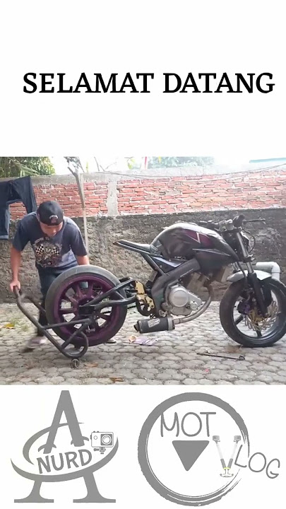 ADA YANG TAHU UKURAN BELAKANG BAN MOTOR VIXION MODIF INI ‼️