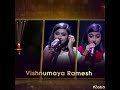 My Favourite Singer(female) Vishnumaya Ramesh(rising star)