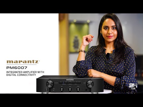 Marantz PM6007 Integrated Stereo Amplifier with Digital Connectivity (