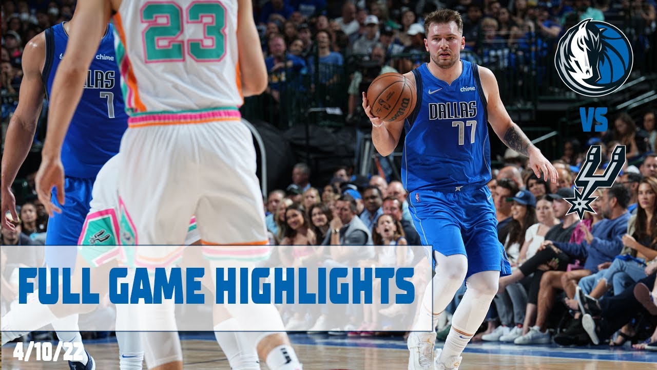 Luka Doncic (26 points) Highlights vs. San Antonio Spurs - YouTube