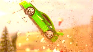 Hot Wheels Fast & Furious Crash Compilation - Super Slow Motion 1000 Fps