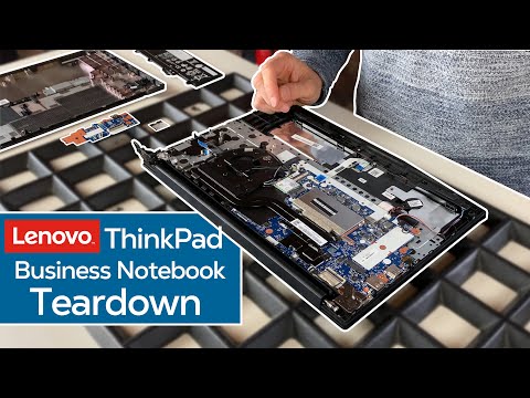 LENOVO Business Notebook (THINKPAD E15) - Akku, Lüfter, Display, Festplatte ausbauen