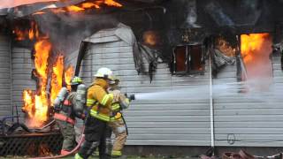 Firefighters battle Indiana County blaze