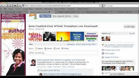 Video Tutorial of New Layout of Facebook Fan Pages