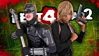 BATMAN & LEON Team Up Against ZOMBIES | LEFT 4 DEAD 2!!! (Ft. @Mythvii7 )