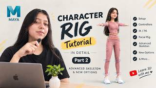 CHARACTER RIGGING IN MAYA 2026 — PART 2 | FACE RIG