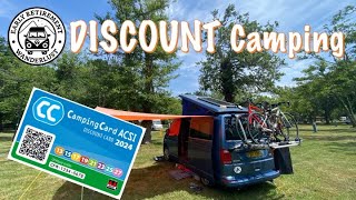 ACSI Camping Card- Cheap off-peak European camp sites.