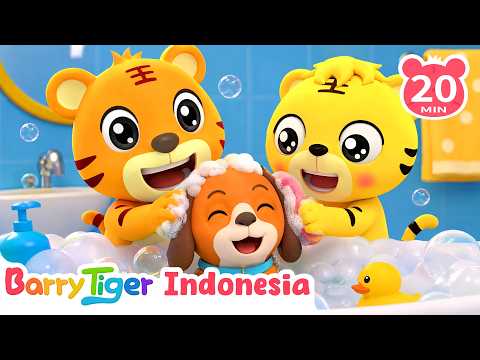 Lagu Aman Saat Mandi 🛁 | Lagu Anak tentang Keselamatan dan Kebiasaan Baik | BarryTiger