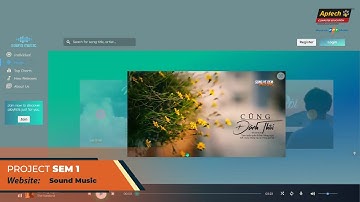 Website: Sound Music | Đồ án kỳ 1 - SV FPT Aptech