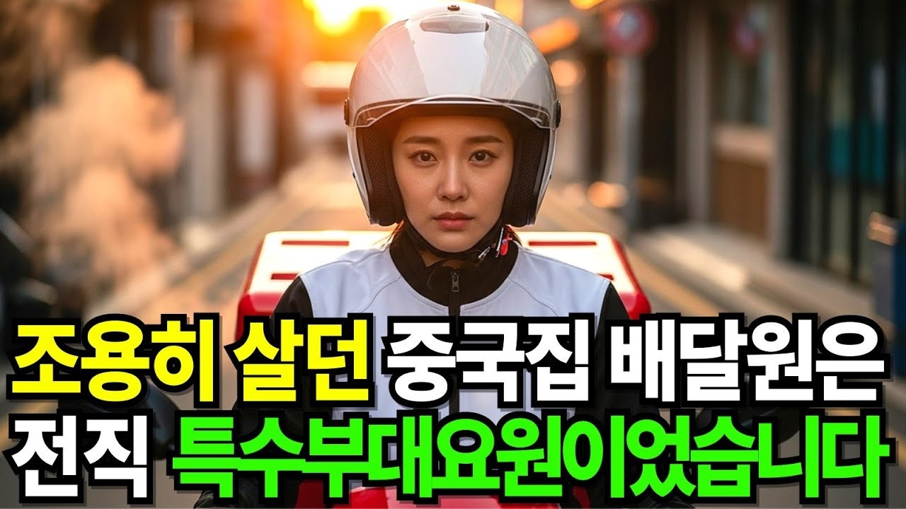 조용히 살던 중국집 배달원은 전직 특수부대 요원이었습니다